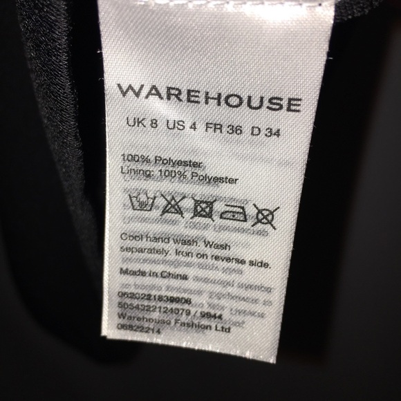 WAREHOUSE LONDON SIZE 4 DRESS IN EXCELLENT CONDITION - Picture 6 of 8
